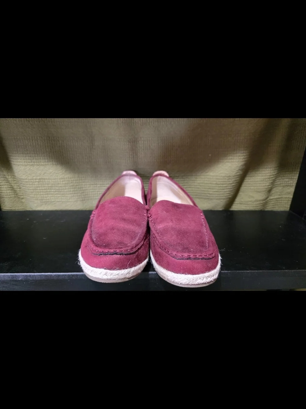Journee Collection Burgundy Suede Loafers